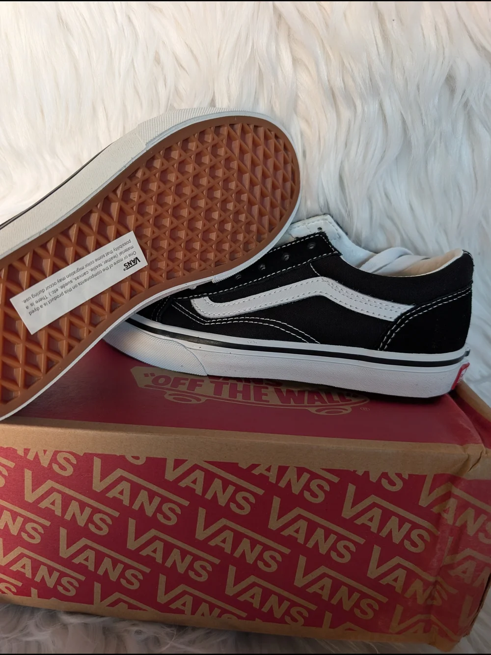 Vans Old Skool Low Top Sneakers - Black & White